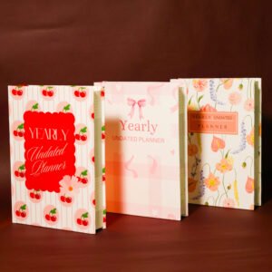 the blossom & bow bundle ( combo of 3 undated planners)